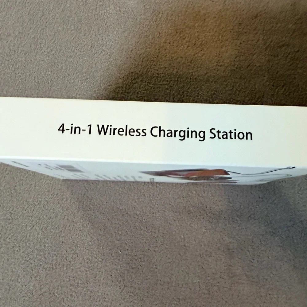 4-in-1- Wireless Mag Safe Charging Station- Travel/Home NEW Sealed